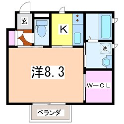 白山駅 徒歩20分 1階の物件間取画像